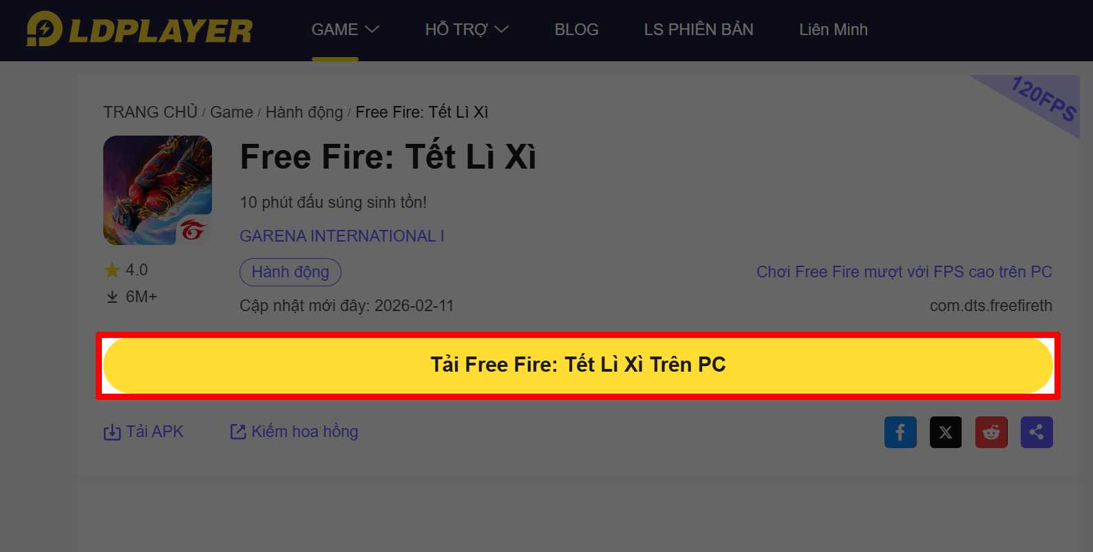 Cách tải và chơi Free Fire trên PC với giả lập LDPlayer Cách tải và chơi Free Fire trên PC với giả lập LDPlayer