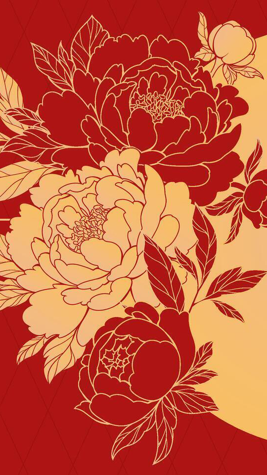 Mẫu đơn đỏ tượng trưng phú quý, thuộc Hỏa sinh Thổ, hỗ trợ tình duyên và tài lộc hanh thông