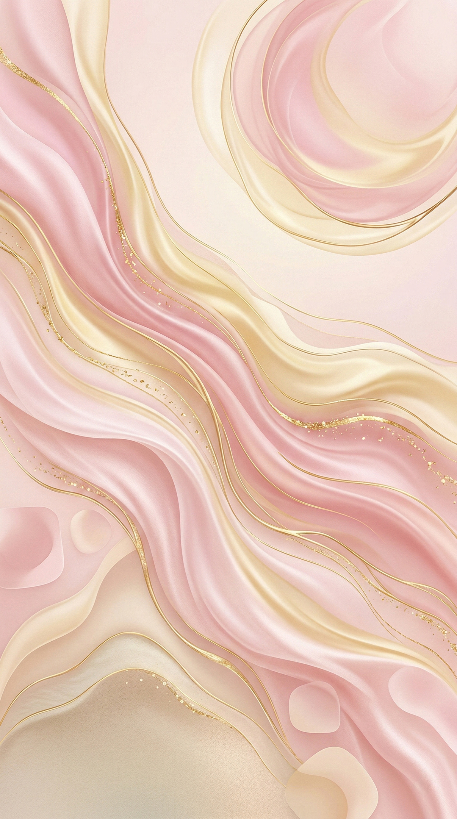 Art hồng pastel phối vàng kem vừa mềm mại vừa hợp phong thủy cho nữ mệnh Thổ