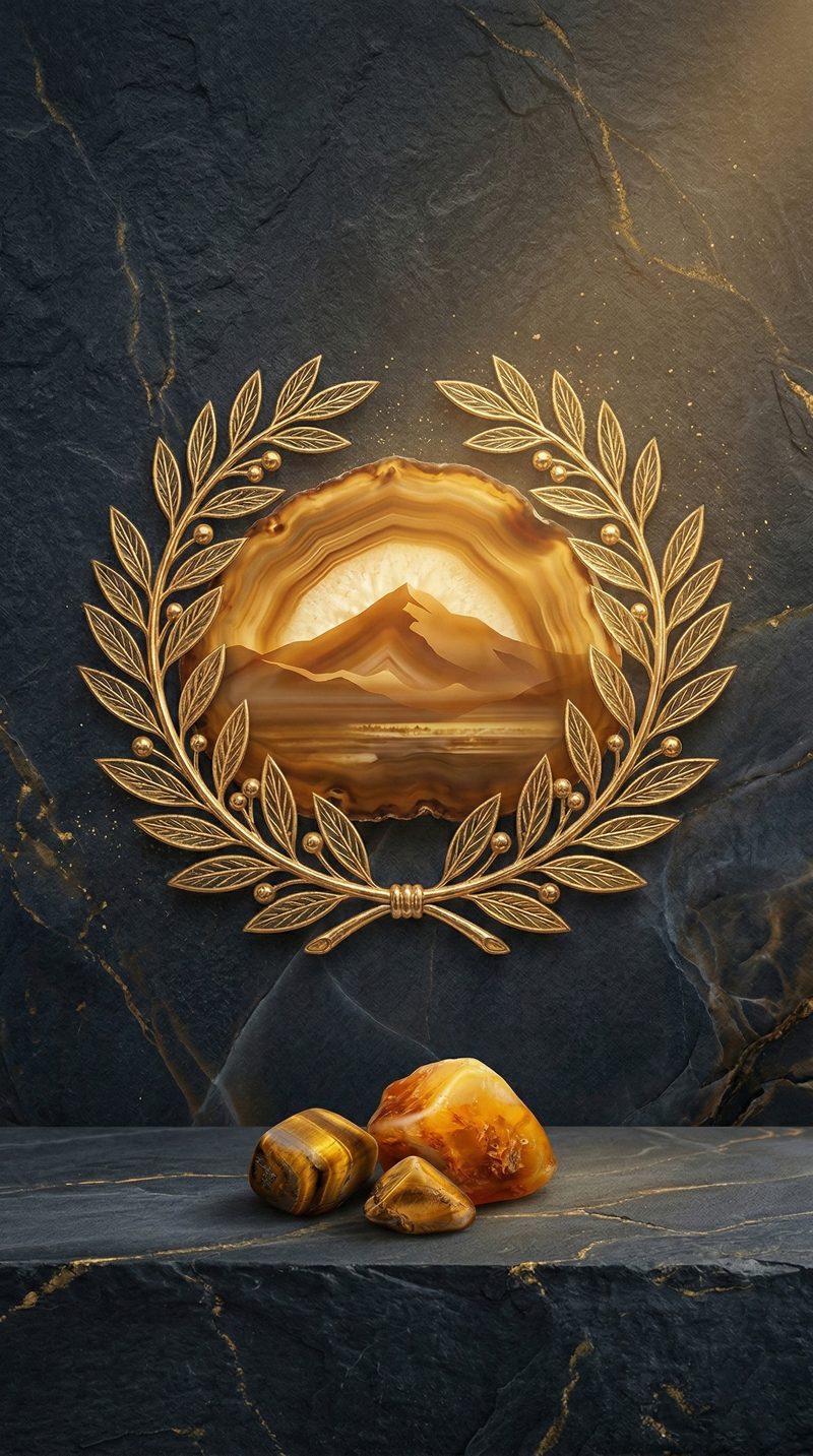 Chọn nguyệt quế mạ vàng hoặc tông đỏ rực để tăng vượng khí, tránh xanh lá thuần dễ khắc mệnh Thổ.