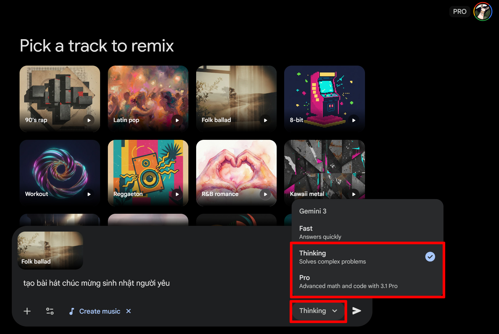 Cách tạo nhạc bằng Gemini Cách tạo nhạc bằng Gemini