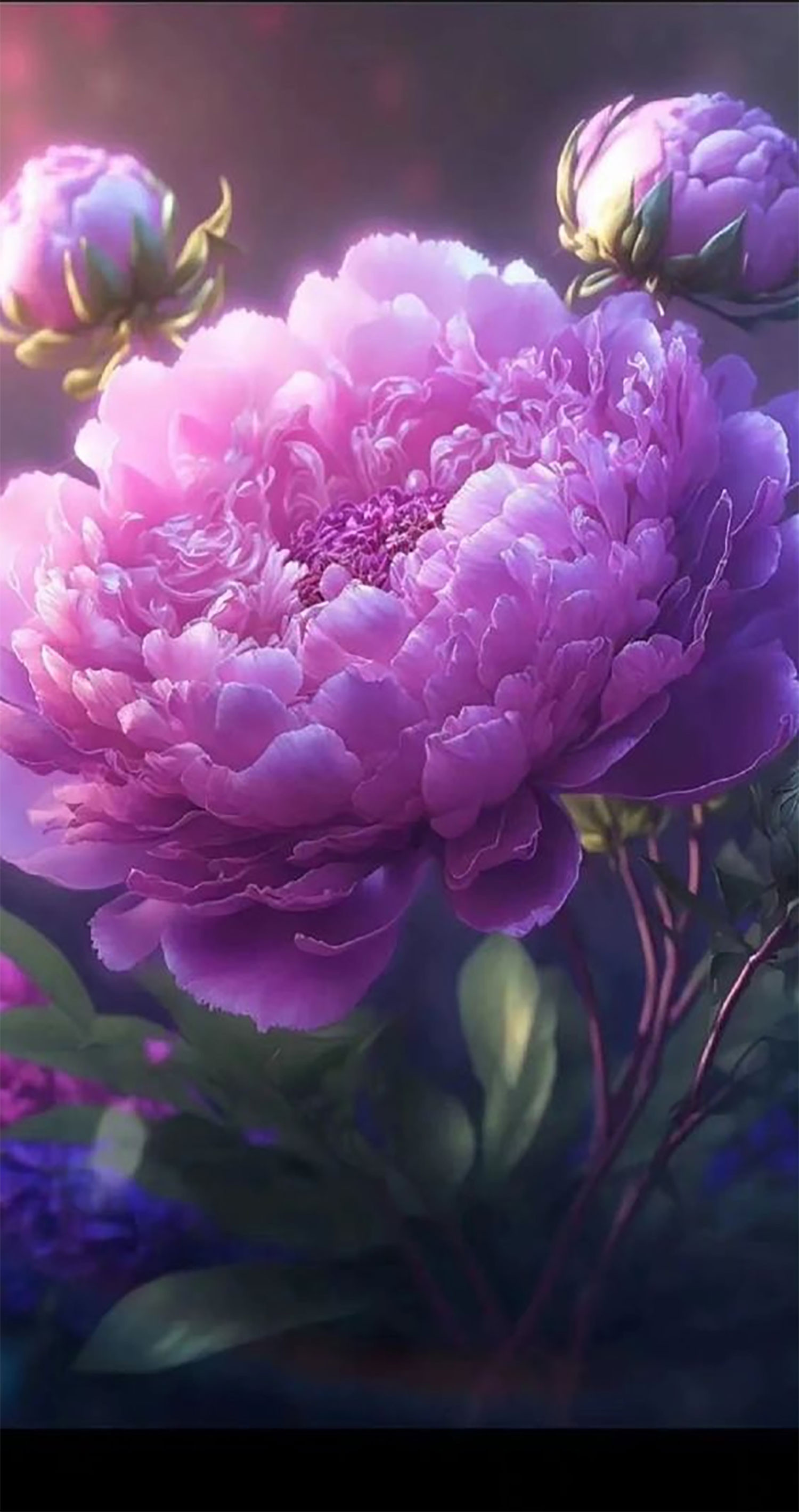 Hình nền mẫu đơn 3D sắc nét tạo chiều sâu ấn tượng, giúp màn hình điện thoại thêm nổi bật Hình nền mẫu đơn 3D sắc nét tạo chiều sâu ấn tượng, giúp màn hình điện thoại thêm nổi bật