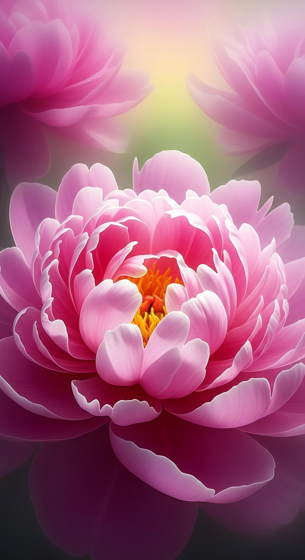 Hình nền mẫu đơn 3D sắc nét tạo chiều sâu ấn tượng, giúp màn hình điện thoại thêm nổi bật Hình nền mẫu đơn 3D sắc nét tạo chiều sâu ấn tượng, giúp màn hình điện thoại thêm nổi bật