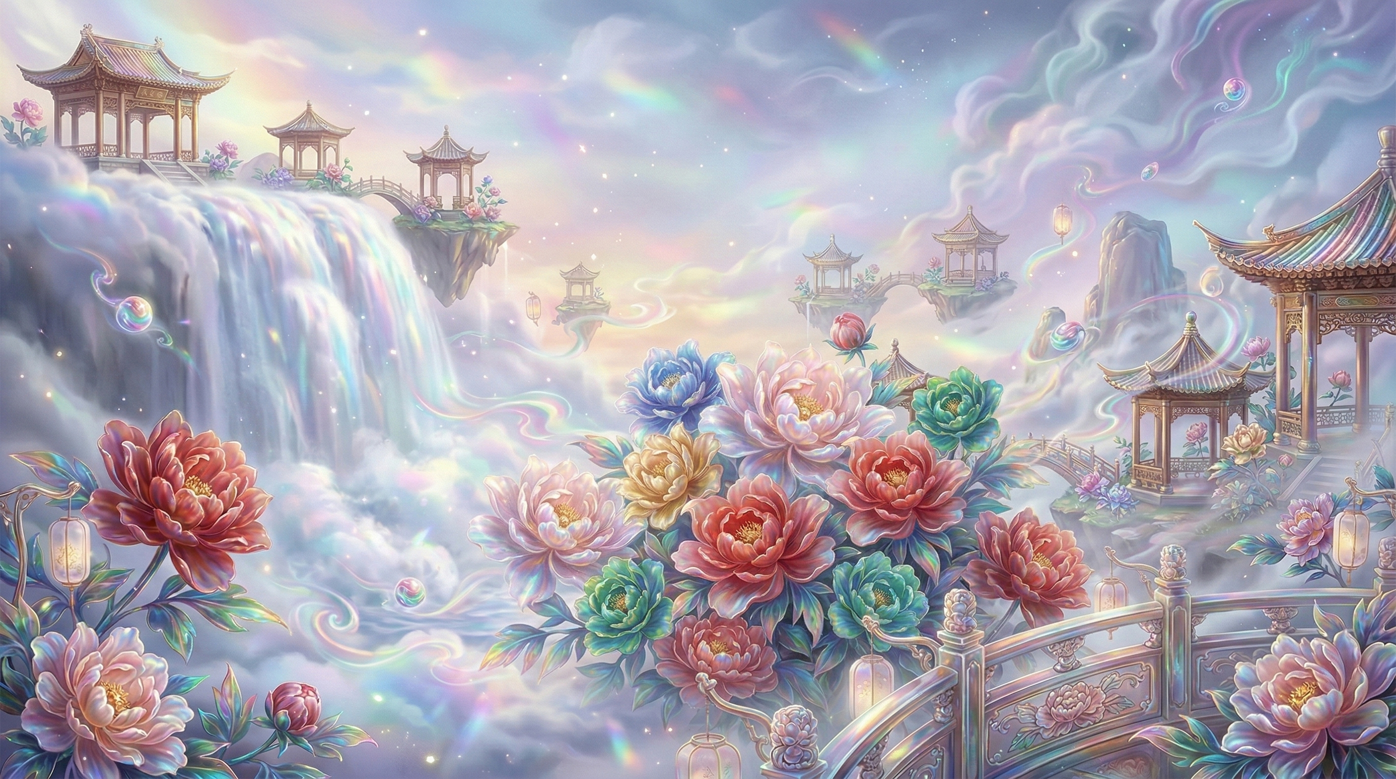 Hoa mẫu đơn cổ trang, thủy mặc mang vẻ đẹp hoài cổ, thanh tịnh và thể hiện gu thẩm mỹ tinh tế Hoa mẫu đơn cổ trang, thủy mặc mang vẻ đẹp hoài cổ, thanh tịnh và thể hiện gu thẩm mỹ tinh tế