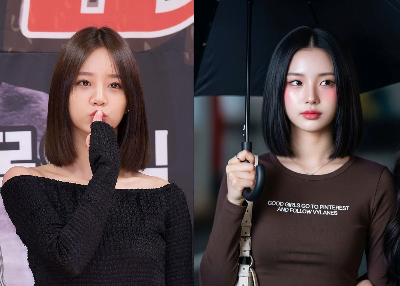 Tóc ngang vai ép thẳng sang chảnh