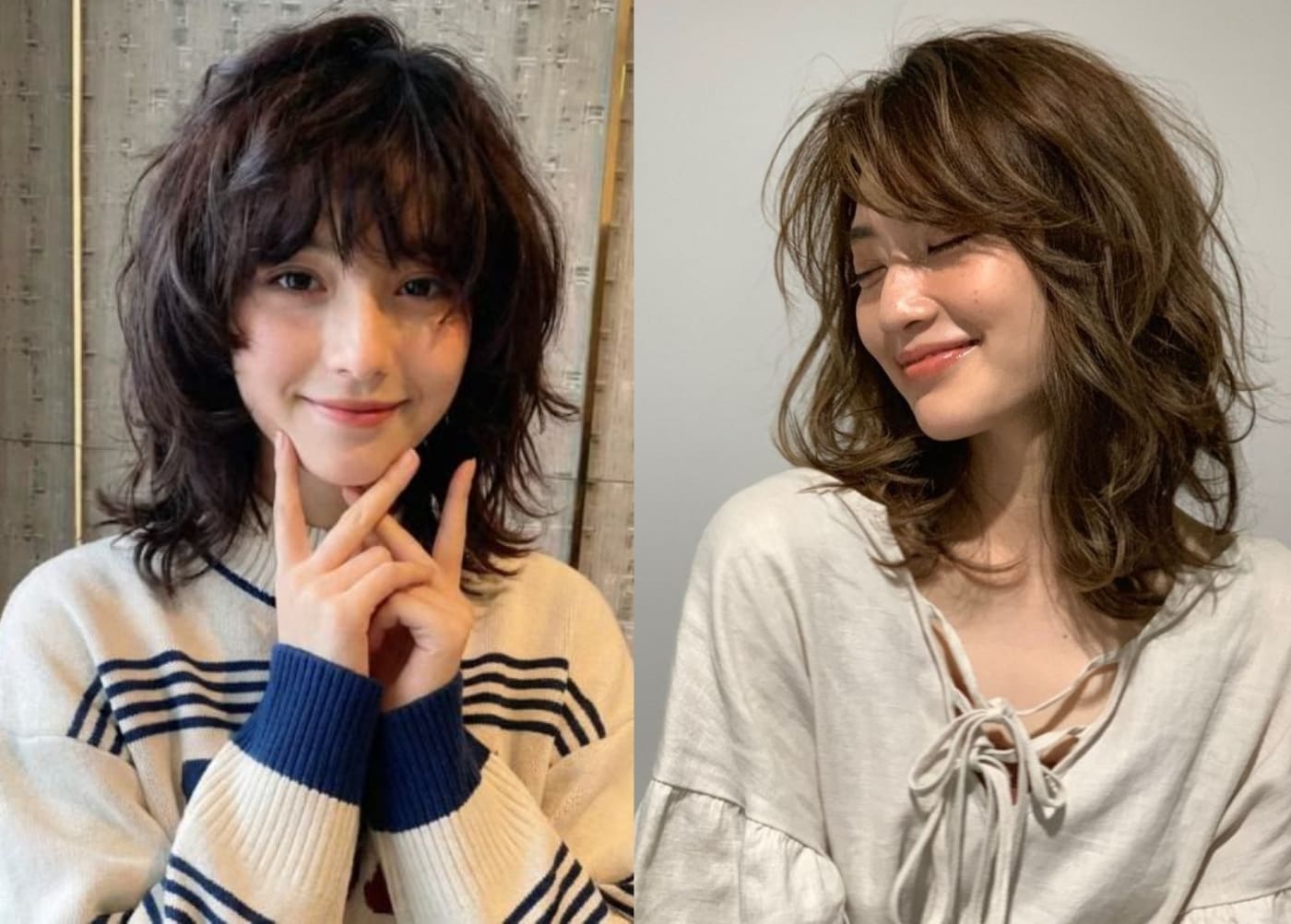 Tóc ngang vai đánh rối