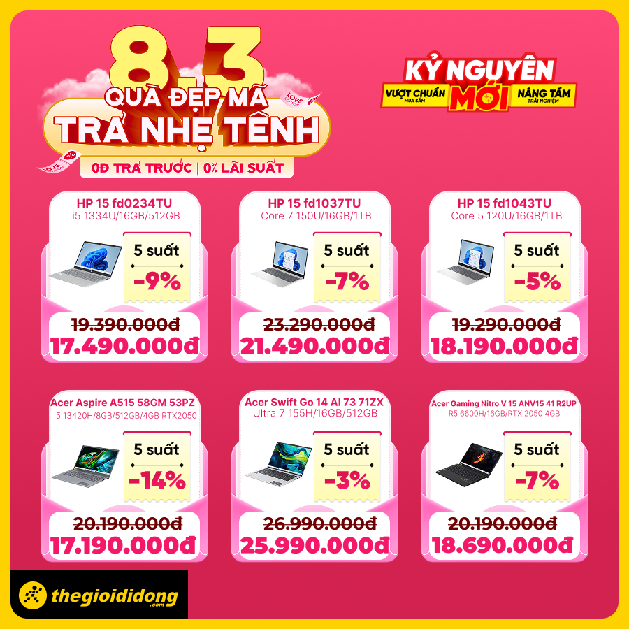 Mừng 8/3, Thế Giới Di Động tung ưu đãi khủng: Galaxy S25 Edge giảm gần 10 triệu, đồng hồ thời trang giảm 51%