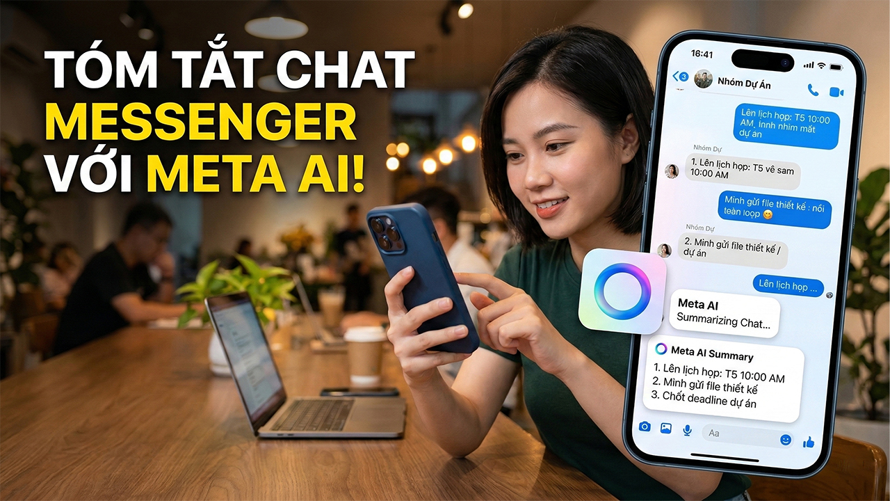 Cách tóm tắt đoạn chat bằng Meta AI trong Messenger