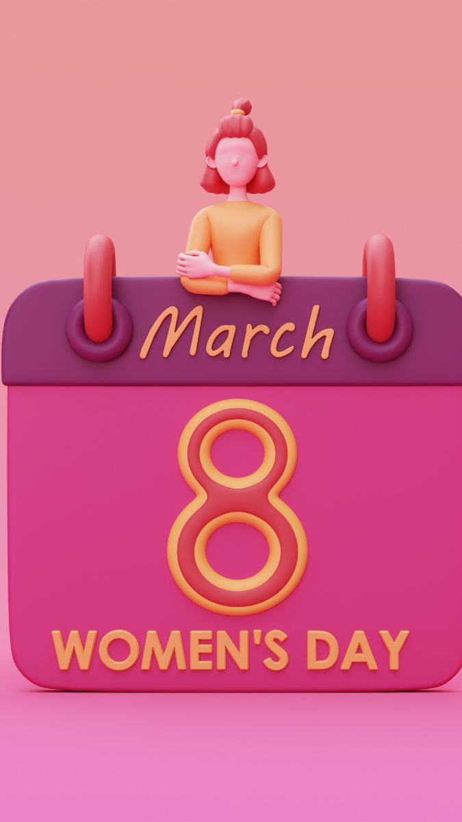 Bộ hình nền 8/3 rực rỡ cho điện thoại với hoa tươi, pastel tối giản và lời chúc ý nghĩa tôn vinh phái đẹp