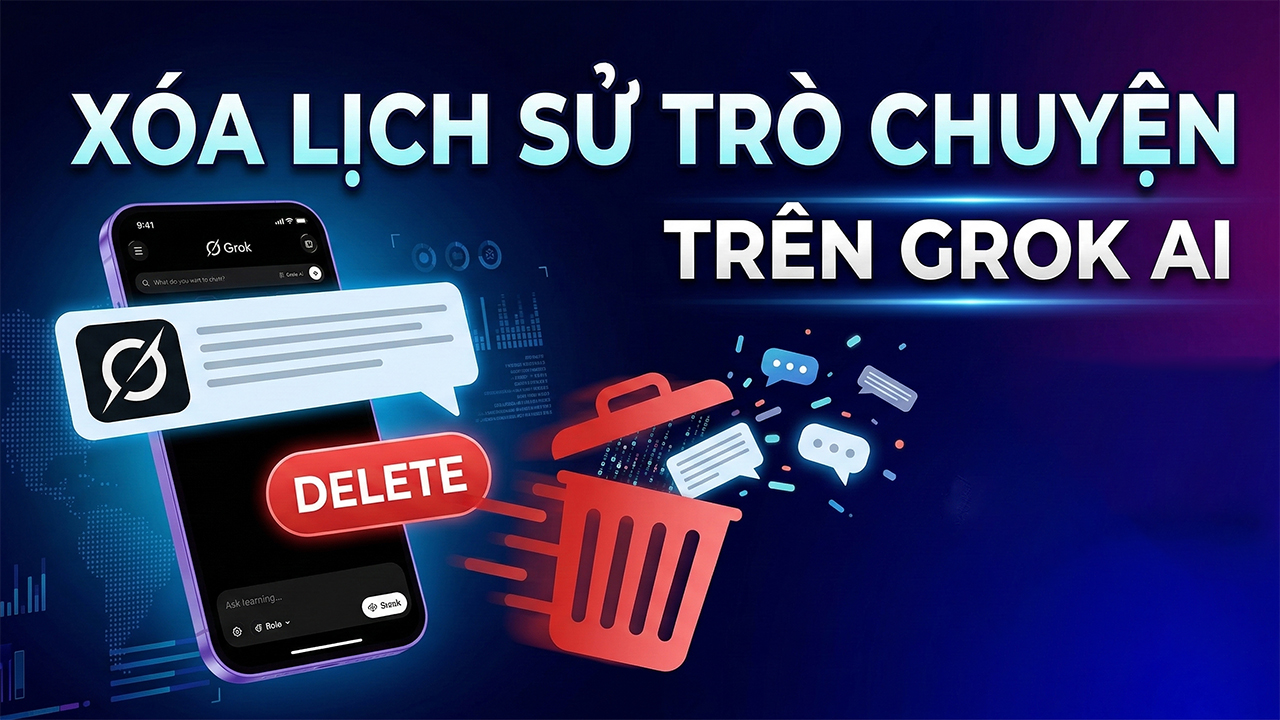 Cách Xóa Lịch Sử Cuộc Trò Chuyện Grok