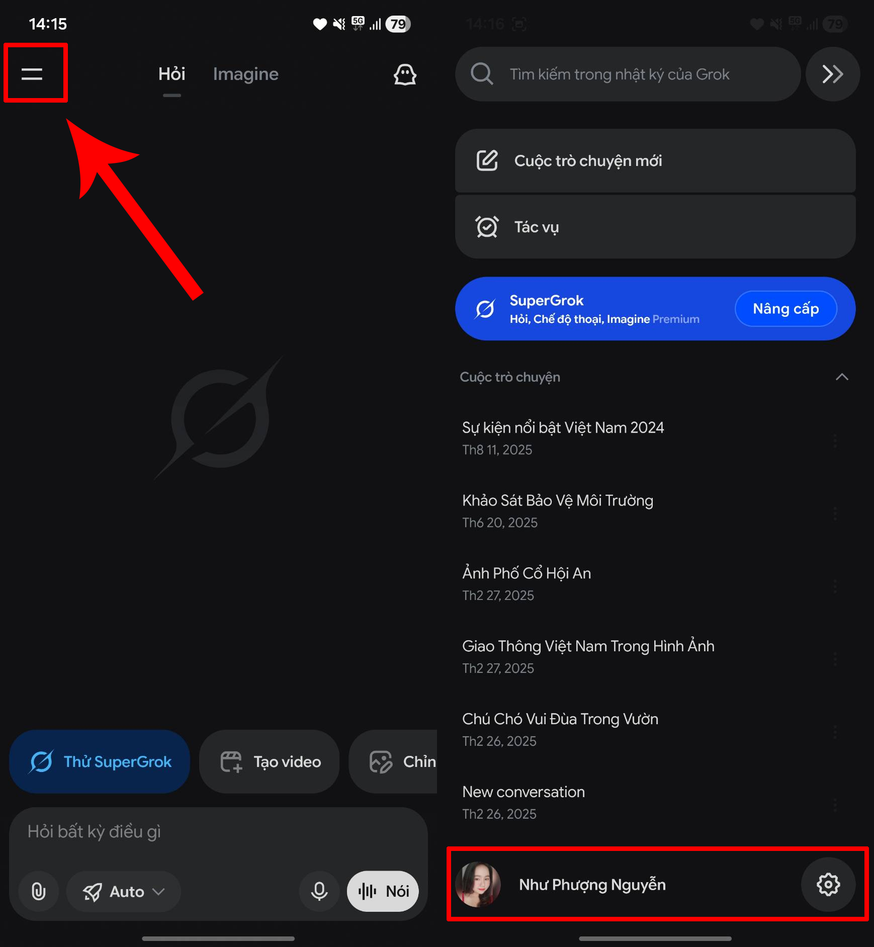 Cách Xóa Lịch Sử Cuộc Trò Chuyện Grok