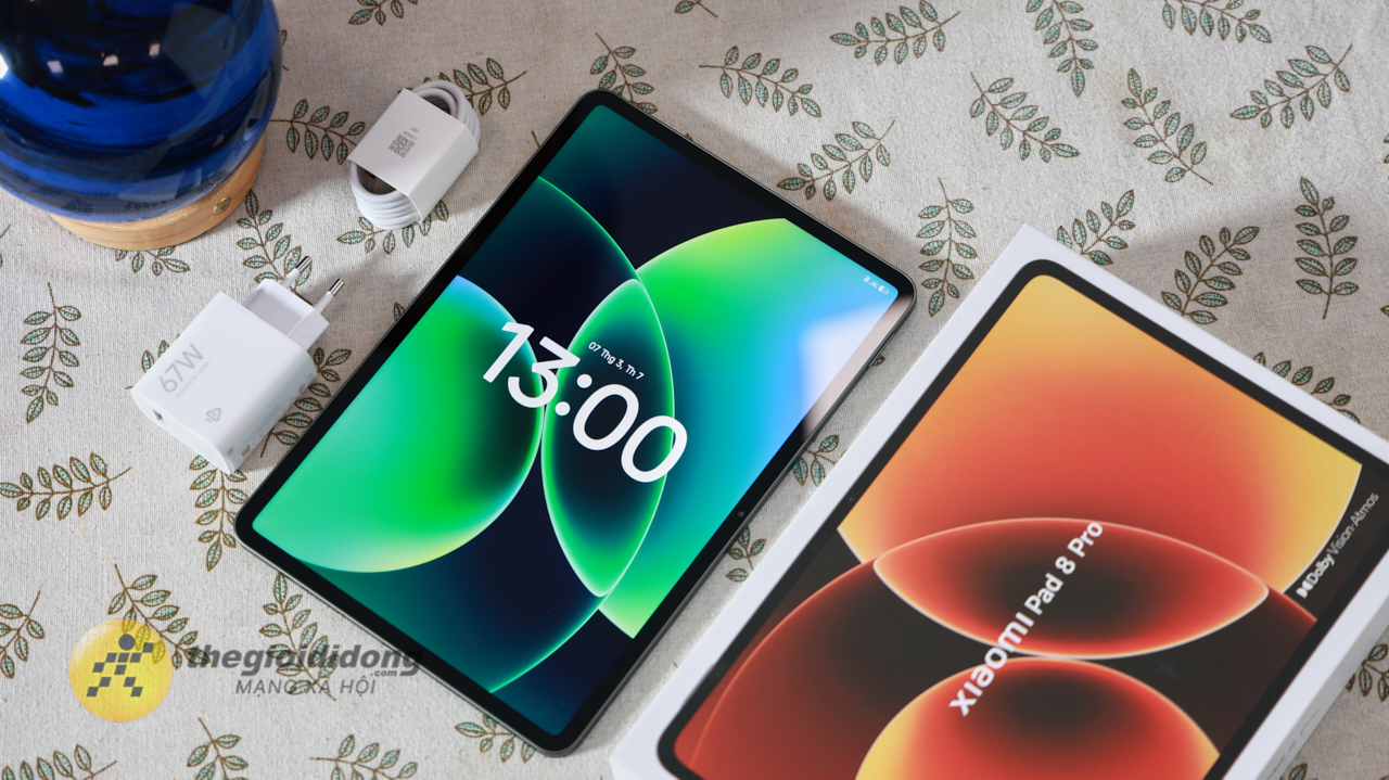 Trên tay Xiaomi Pad 8 Pro: Màn hình 3.2K, chip Snapdragon 8 Elite cực mạnh
