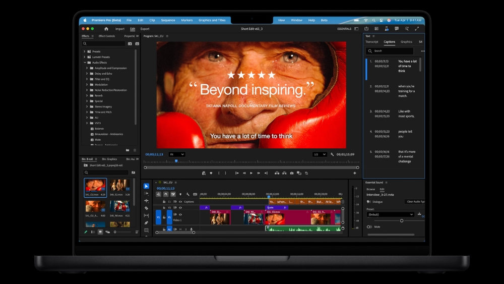 MacBook Pro M5 dễ d&agrave;ng xử l&yacute; c&aacute;c luồng c&ocirc;ng việc nặng