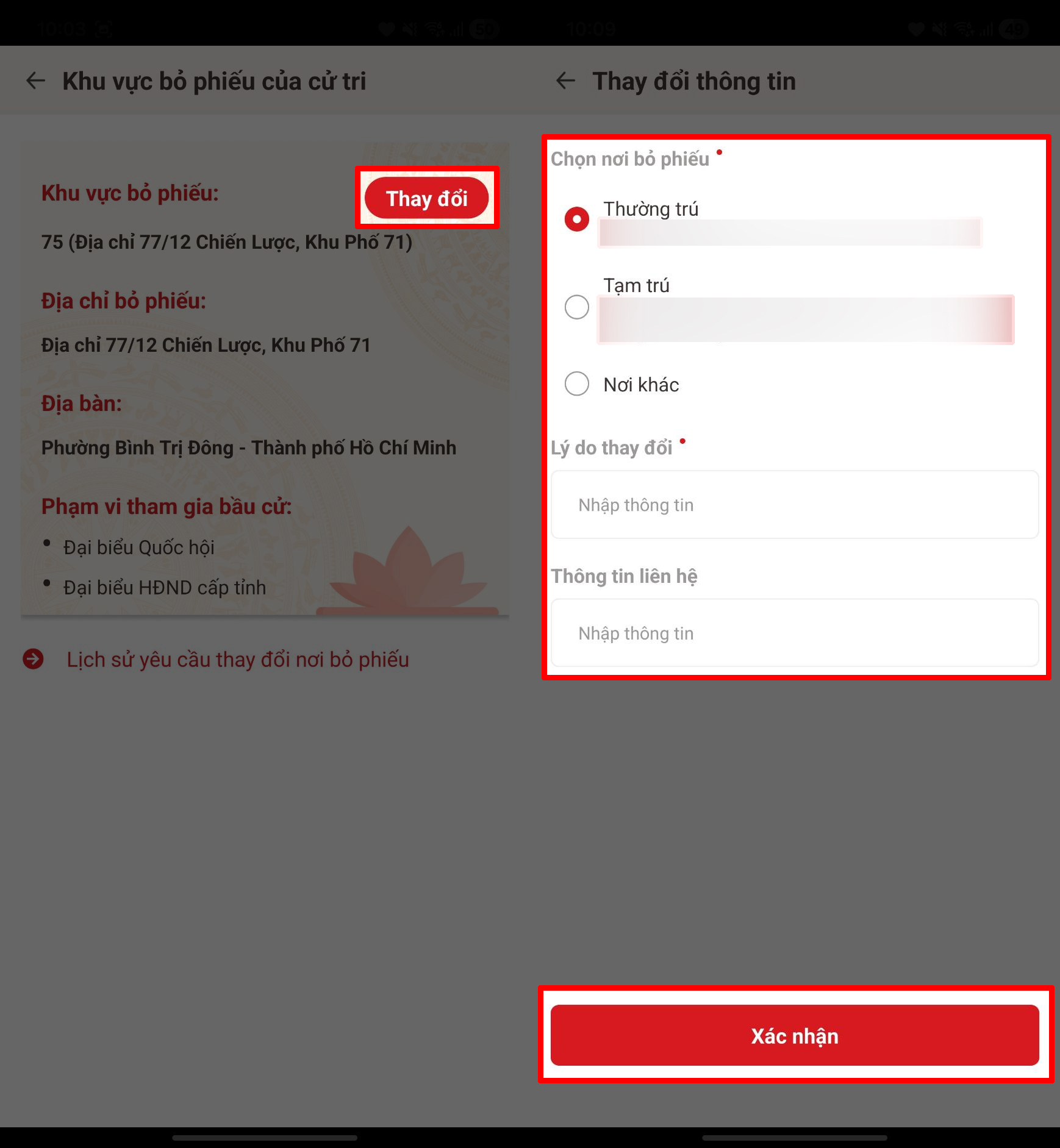 Cách xem địa chỉ bầu cử Quốc hội trên VNeID Cách xem địa chỉ bầu cử Quốc hội trên VNeID