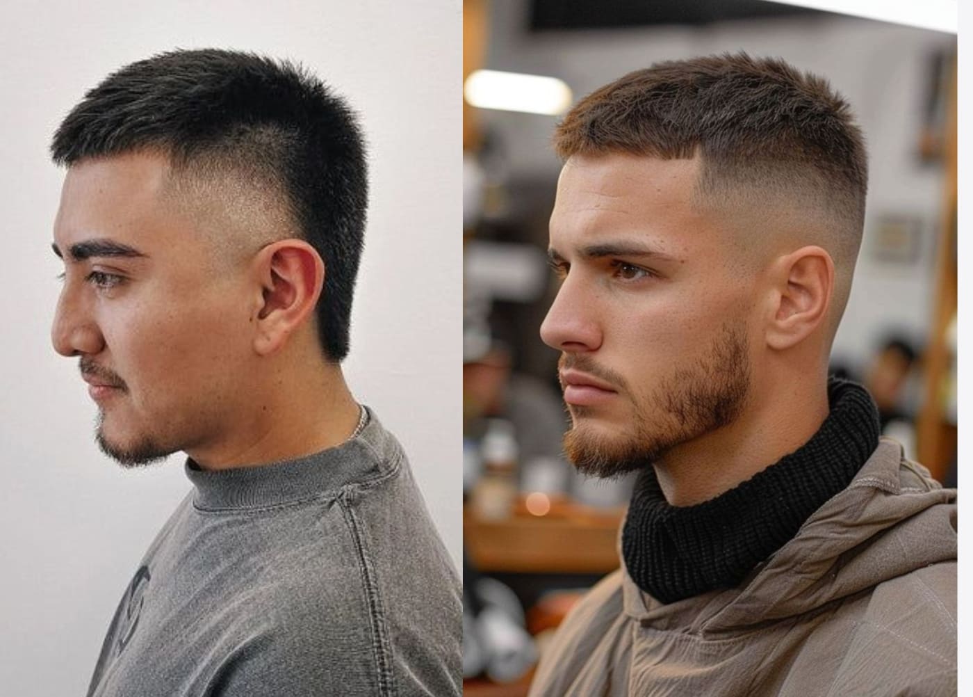 Tóc Mohican buzz cut