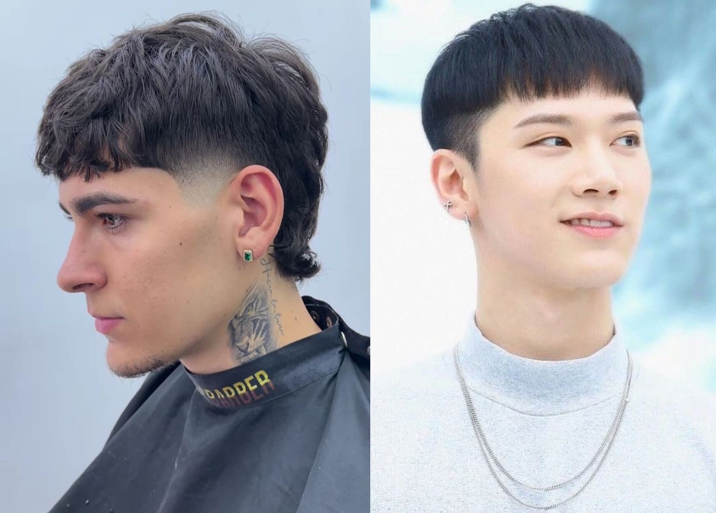 Tóc Mohican mái ngố