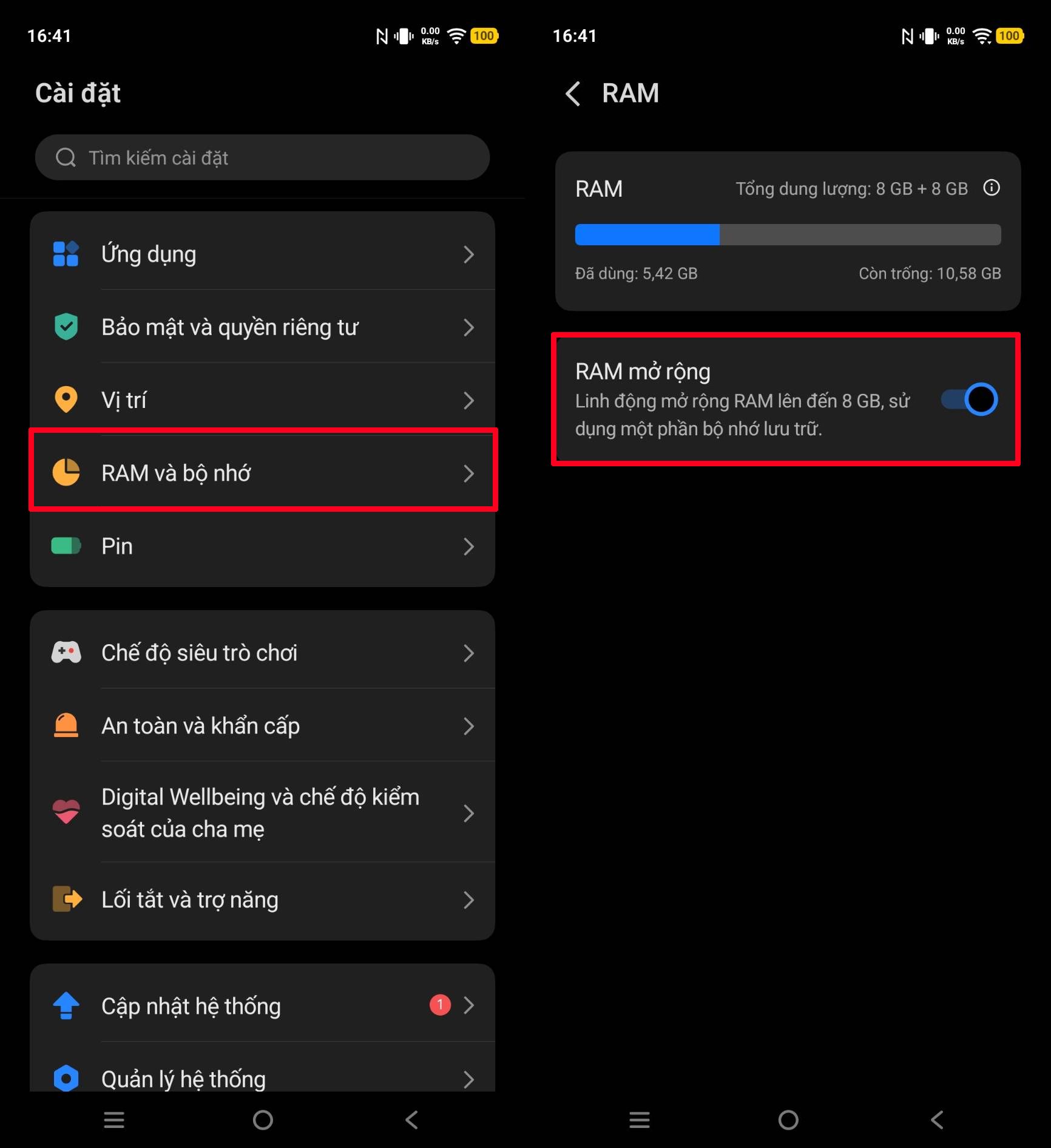 Cách bật mở rộng RAM trên vivo V70 Series Cách bật mở rộng RAM trên vivo V70 Series