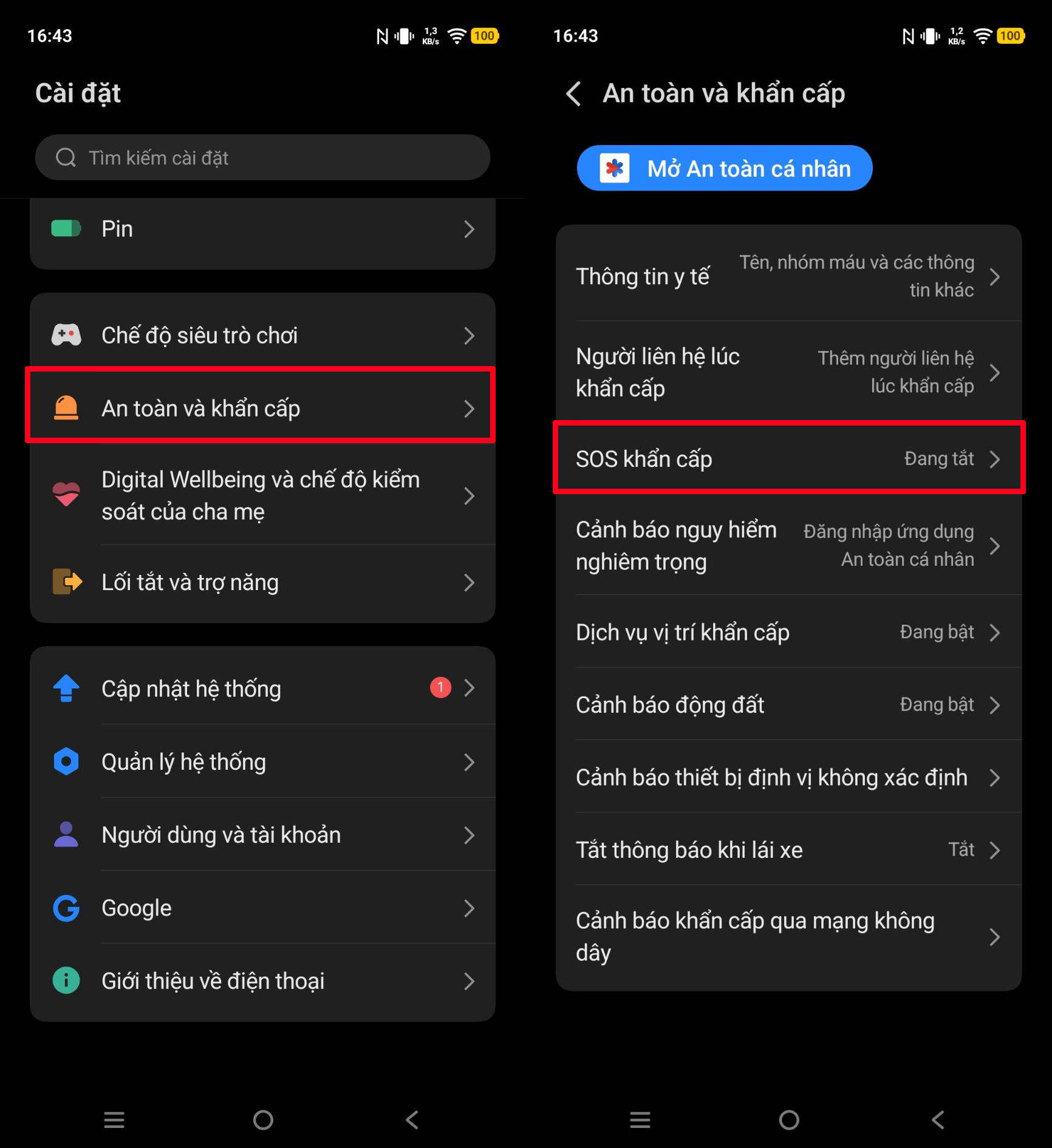 Cách cài số SOS khẩn cấp trên vivo V70 Series Cách cài số SOS khẩn cấp trên vivo V70 Series