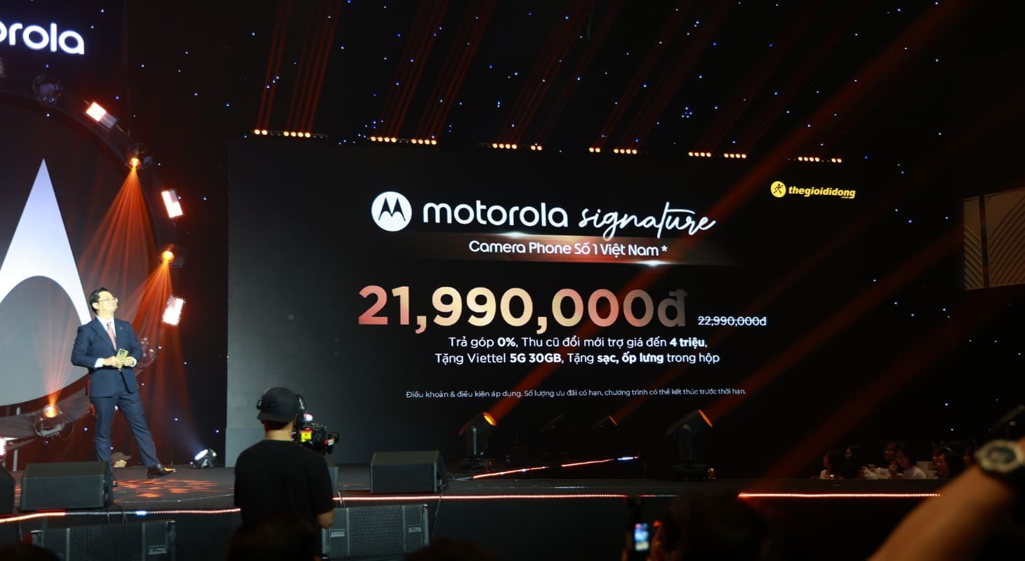 Giá bán motorola Signature được công bố