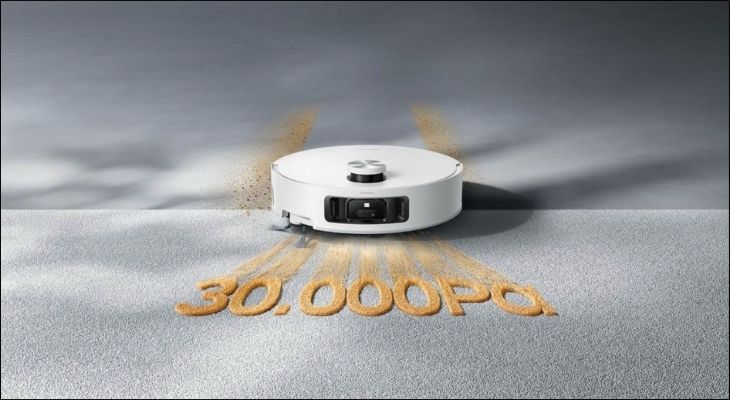  Lực hút cực mạnh kết hợp với chổi chống rối giúp hút sạch lông tóc vương vãi trên sàn