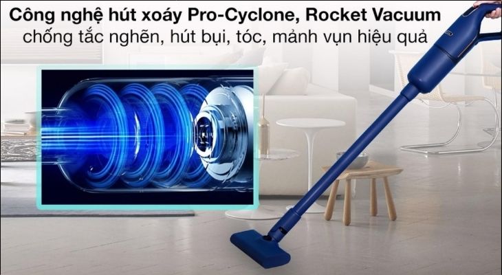 Pro Cyclone hoạt động dựa trên các quy tắc khí động học cơ bản để phân loại rác bẩn và không khí sạch