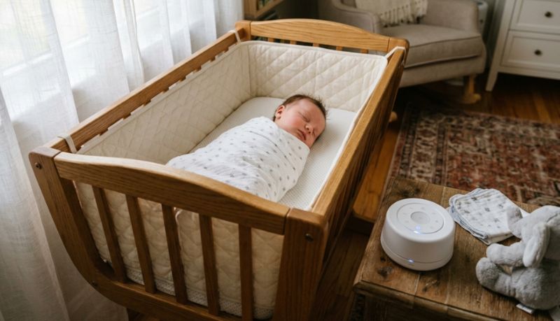 Tiếng ồn trắng cho trẻ sơ sinh giúp bé có giấc ngủ ổn định Tiếng ồn trắng cho trẻ sơ sinh giúp bé có giấc ngủ ổn định