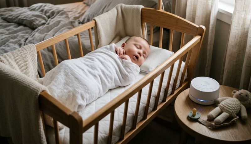 Tiếng ồn trắng giúp trẻ sơ sinh ngủ ngon, ít giật mình Tiếng ồn trắng giúp trẻ sơ sinh ngủ ngon, ít giật mình