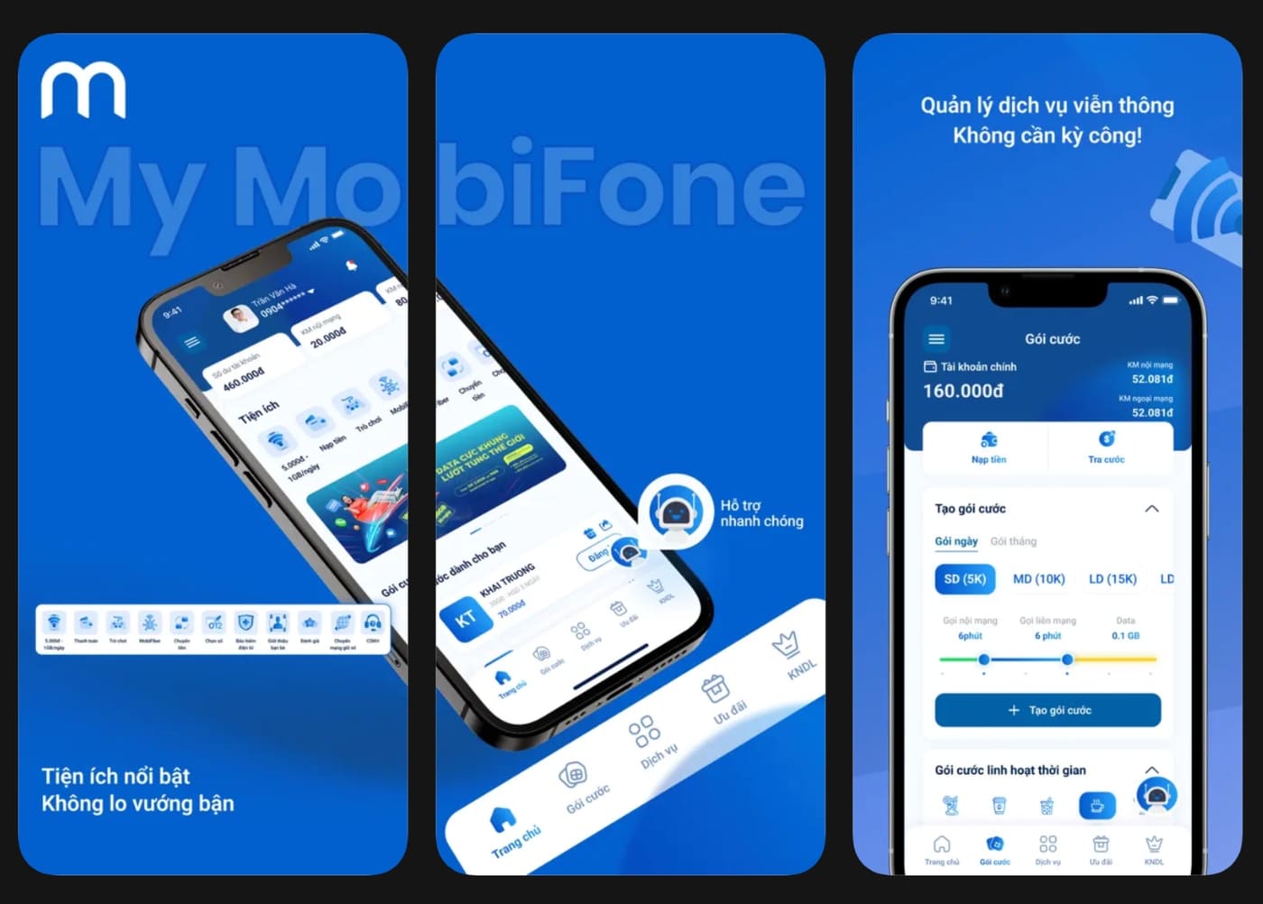 Ứng dụng My MobiFone hỗ trợ người dùng kiểm tra tài khoản nhanh chóng