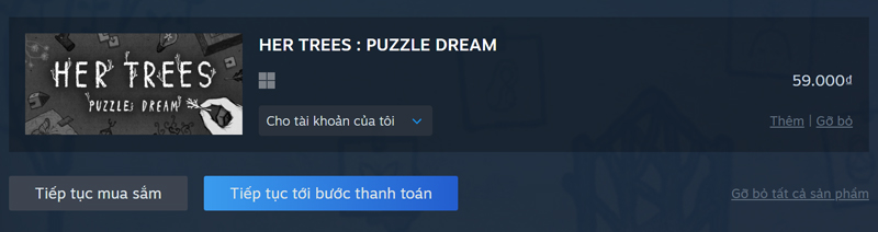 Bước 2: Vào Giỏ hàng, kiểm tra rồi chọn Tiếp tục thanh toán