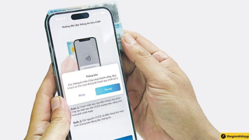 C&aacute;ch qu&eacute;t NFC CCCD tr&ecirc;n iPhone