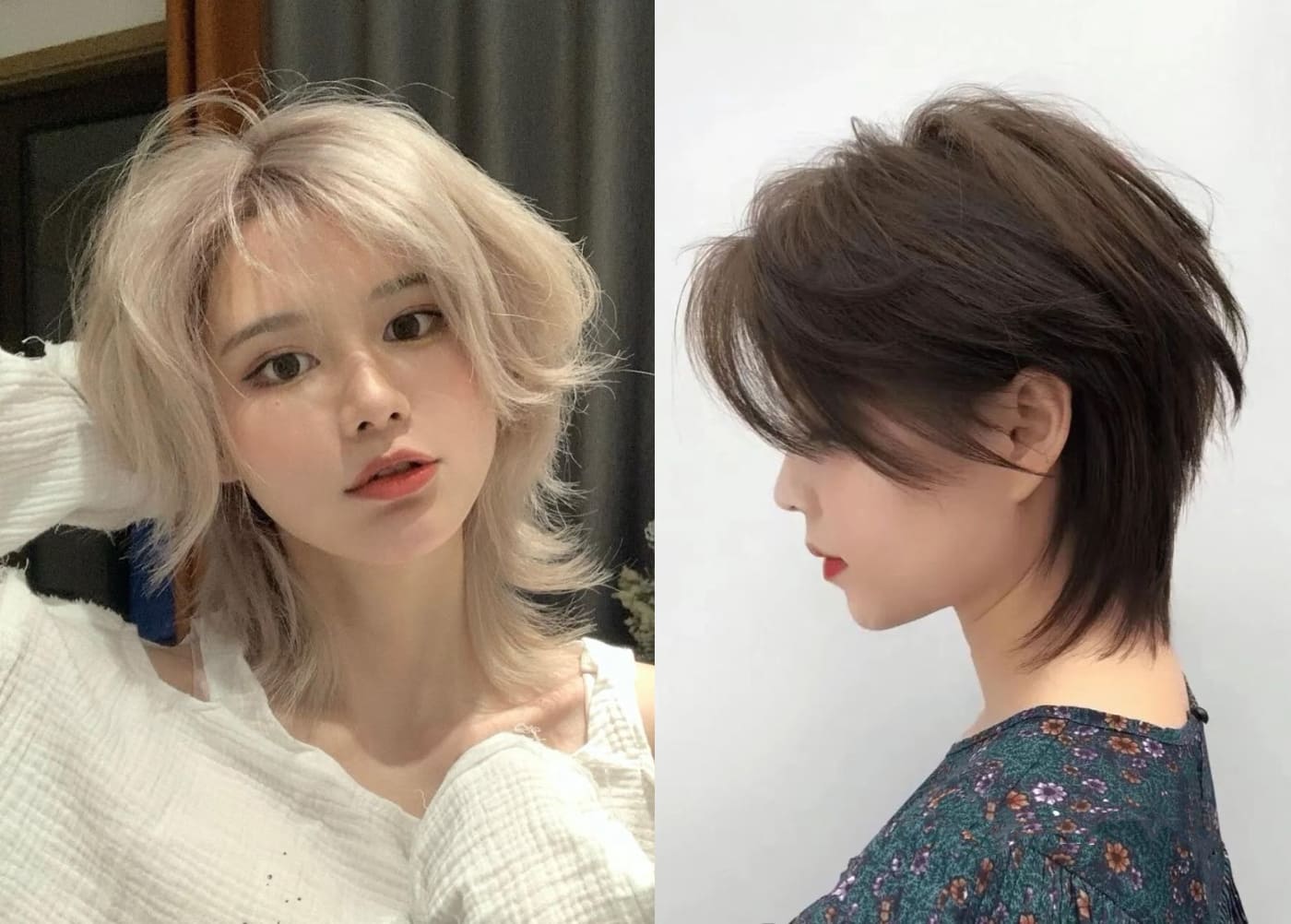 Tóc tomboy Mullet gáy dài phong cách thập niên 80