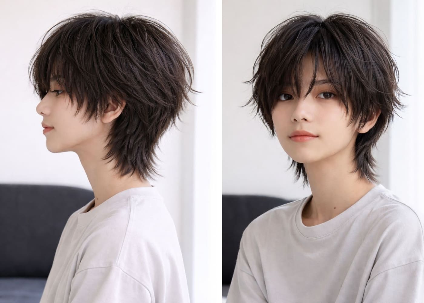 Tóc Wolf Cut tomboy hoang dại và tự do