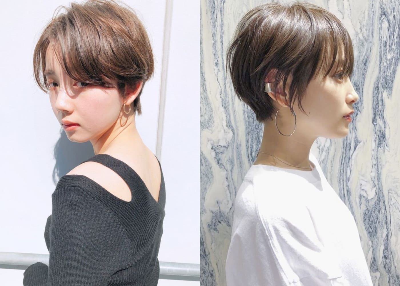 Tóc tomboy Nhật Bản tỉa mỏng ôm sát gáy