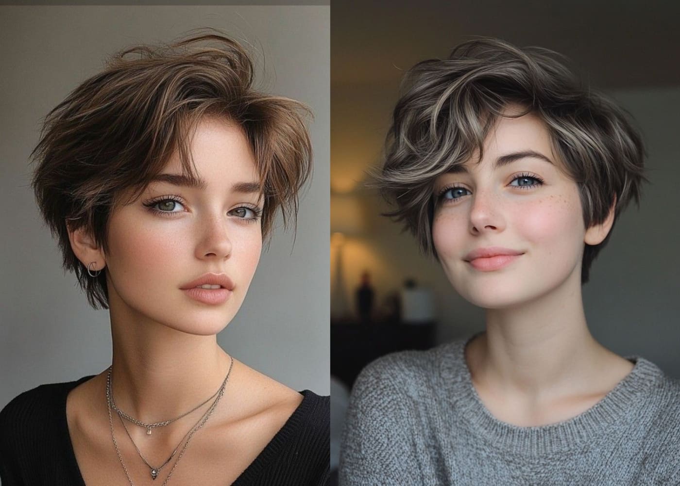 Tóc tomboy uốn phồng tạo độ bồng bềnh