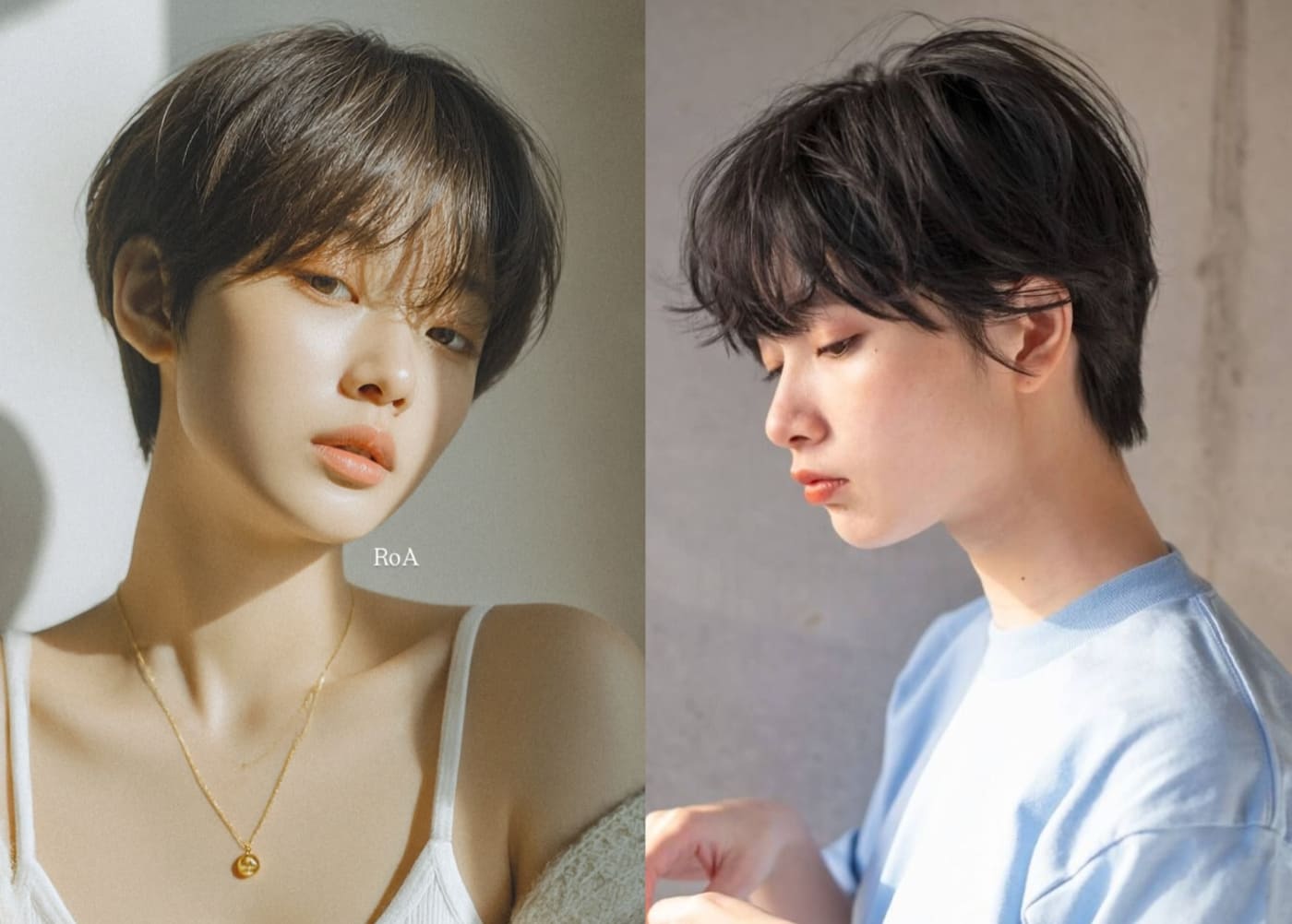 Tóc tomboy Hàn Quốc mái thưa chuẩn nàng thơ