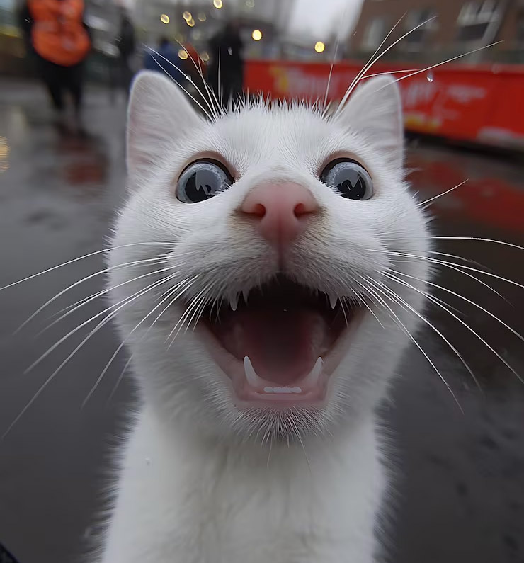 Tổng hợp meme mèo biểu cảm ngơ ngác, vô tri cực hài, phù hợp để phản ứng mọi tình huống khó đỡ