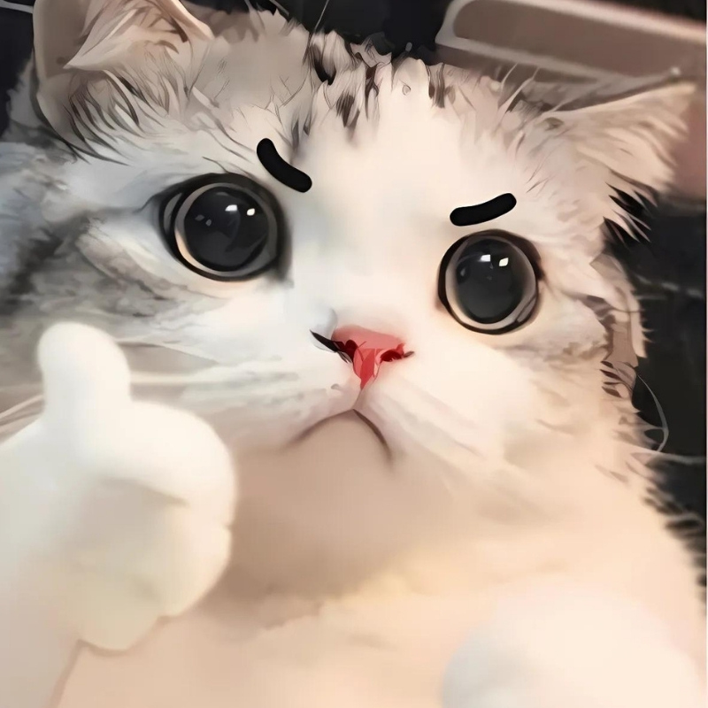 Meme mèo thả like dùng để chốt đơn hoặc đồng ý một cách đầy bất lực