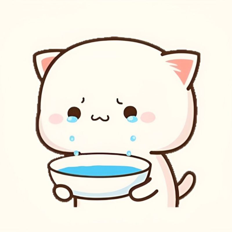 Meme mèo dỗi hờn, lè lưỡi đáng yêu, thích hợp gửi khi muốn nũng nịu hoặc làm hòa với người yêu