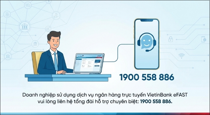 VietinBank thiết lập kênh hỗ trợ chuyên biệt cho tổ chức và doanh nghiệp thông qua số hotline 1900 558 886 VietinBank thiết lập kênh hỗ trợ chuyên biệt cho tổ chức và doanh nghiệp thông qua số hotline 1900 558 886