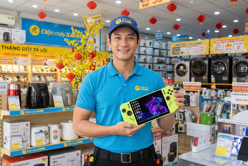 Giá MSI Claw từ 17–34 triệu, nên mua tại hệ thống uy tín để đảm bảo chính hãng, bảo hành