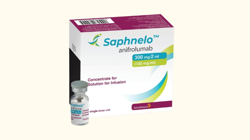 Saphnelo được chỉ định cho người lớn mắc lupus ban đỏ hệ thống mức độ trung b&igrave;nh đến nặng