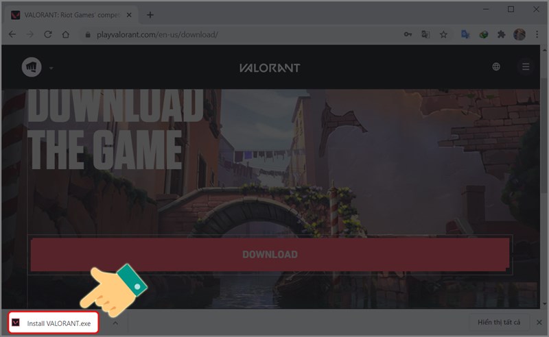 Mở file .exe để khởi chạy cài đặt