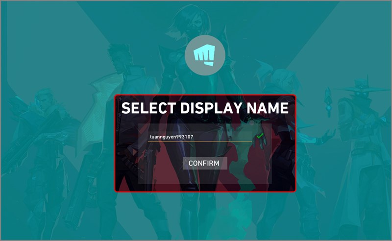 Thiết lập tên nhân vật trong game