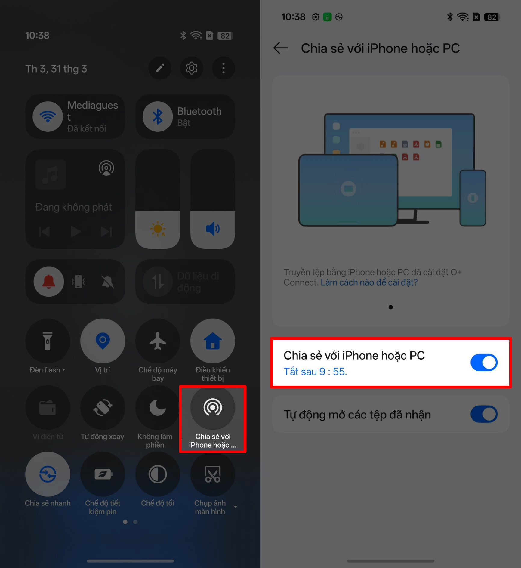 Cách airdrop từ OPPO sang iPhone và MacBook Cách airdrop từ OPPO sang iPhone và MacBook