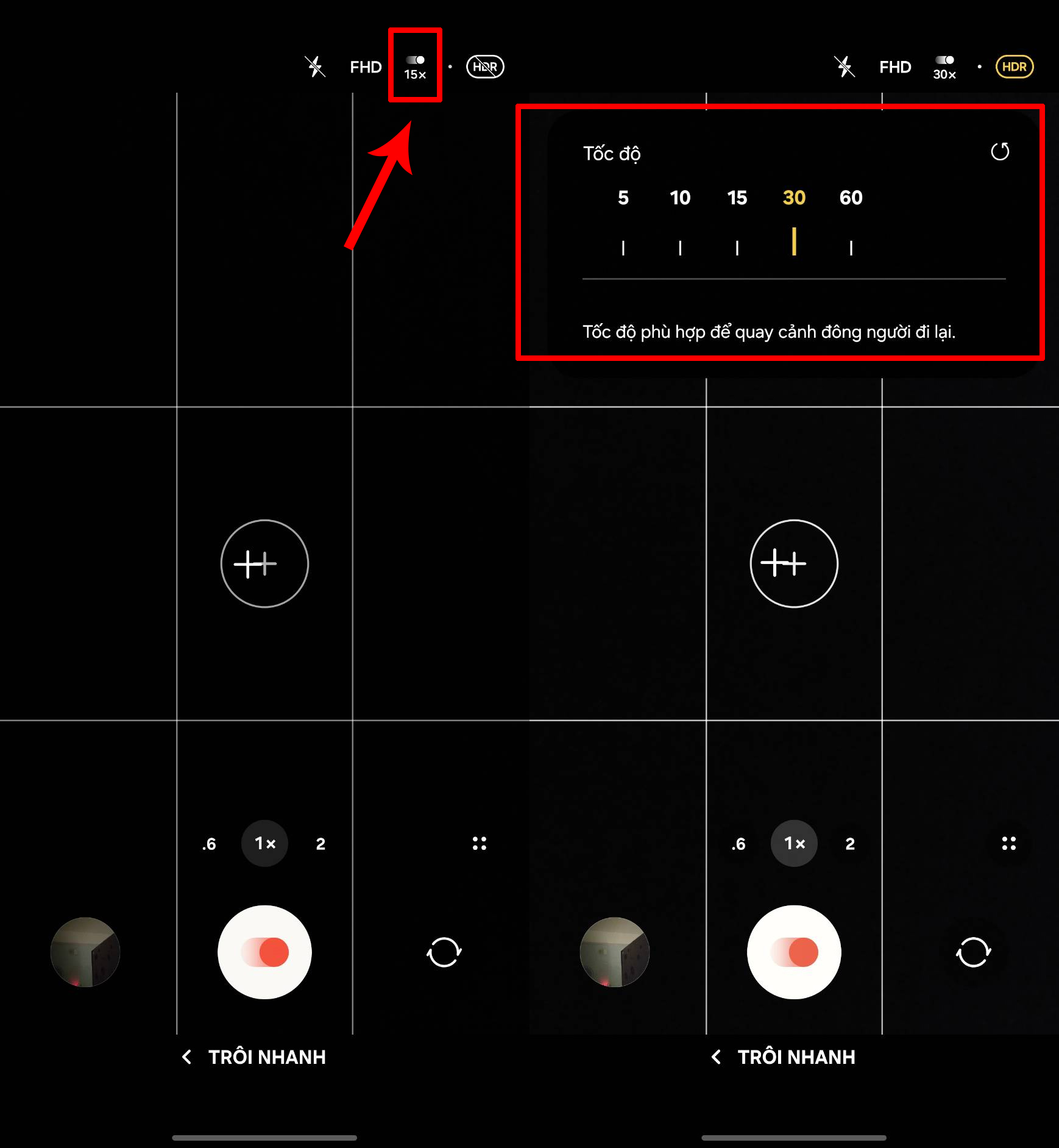 Cách quay time lapse trên Samsung