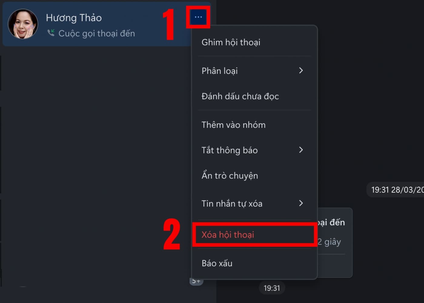 Xóa toàn bộ tin nhắn Zalo trên PC