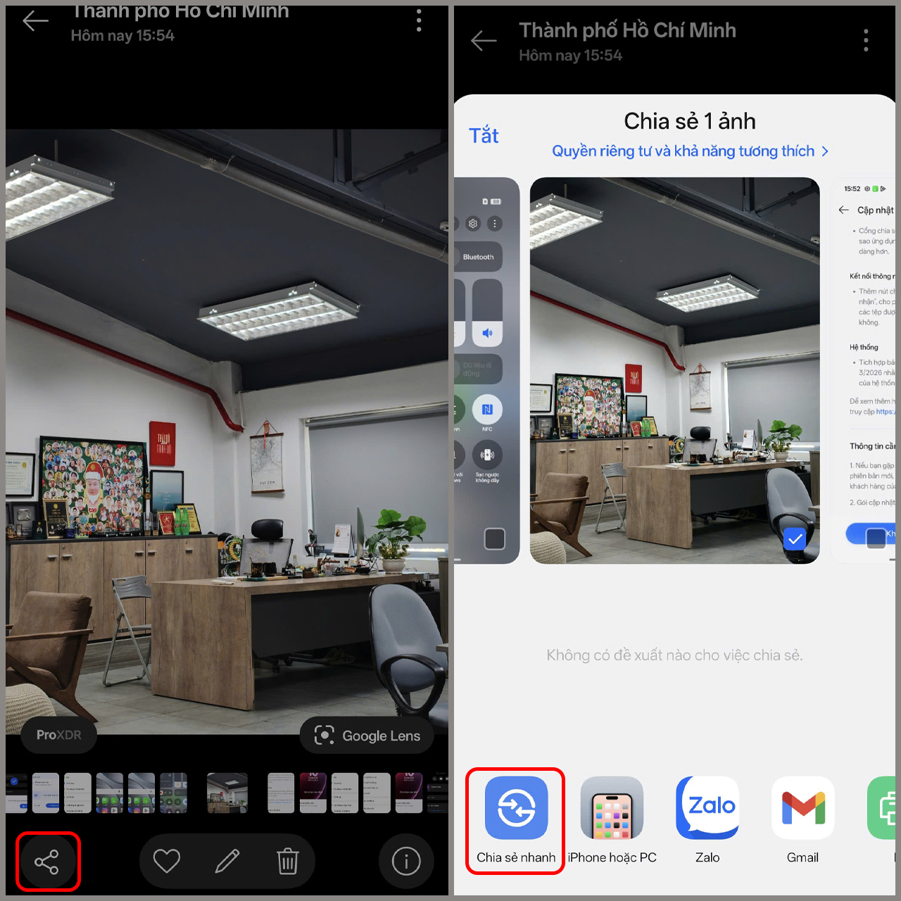 Cách AirDrop từ iPhone sang OPPO