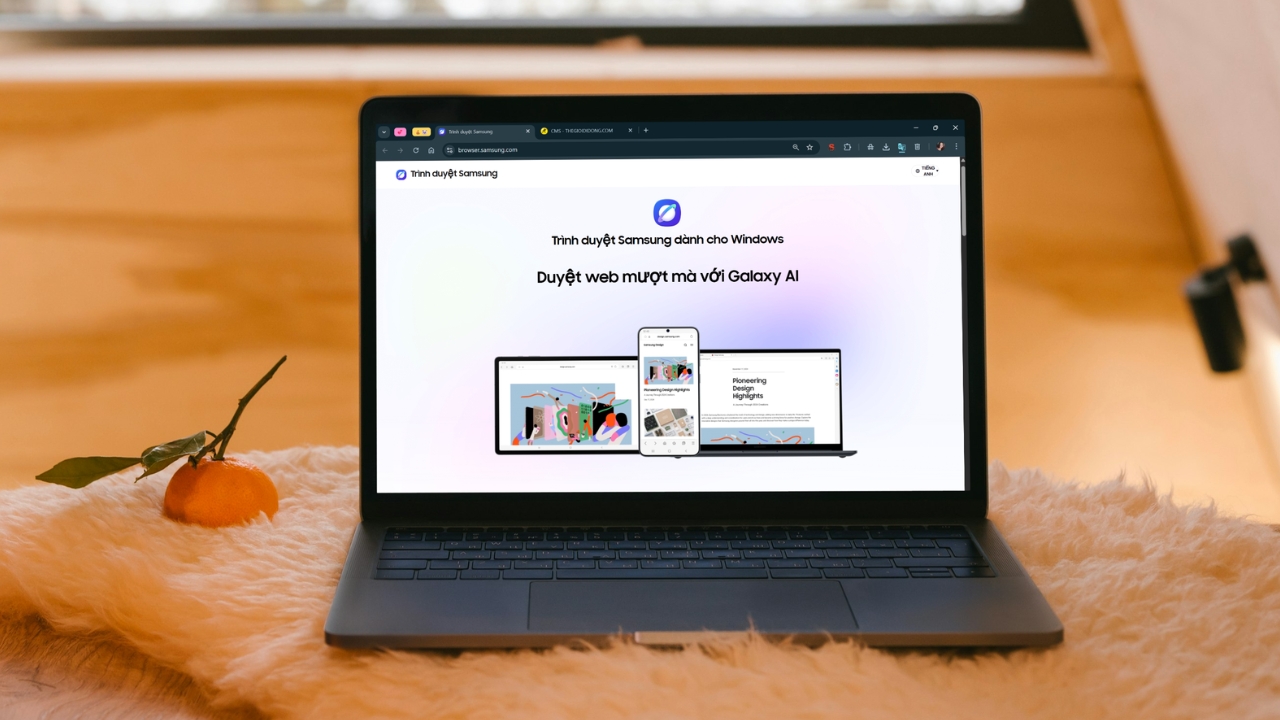 Cách tải và sử dụng Samsung Browser trên máy tính 