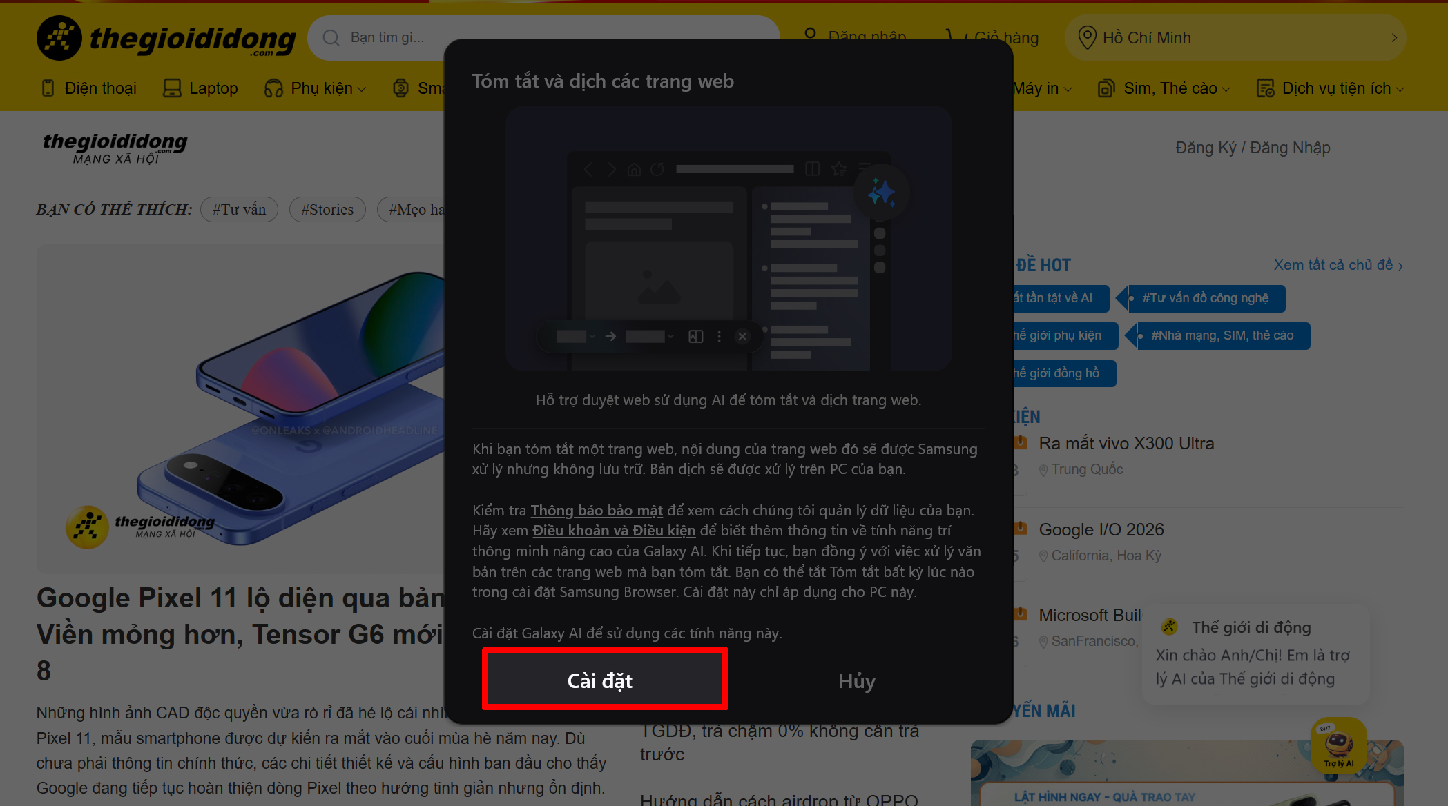 Cách tải và sử dụng Samsung Browser trên máy tính 