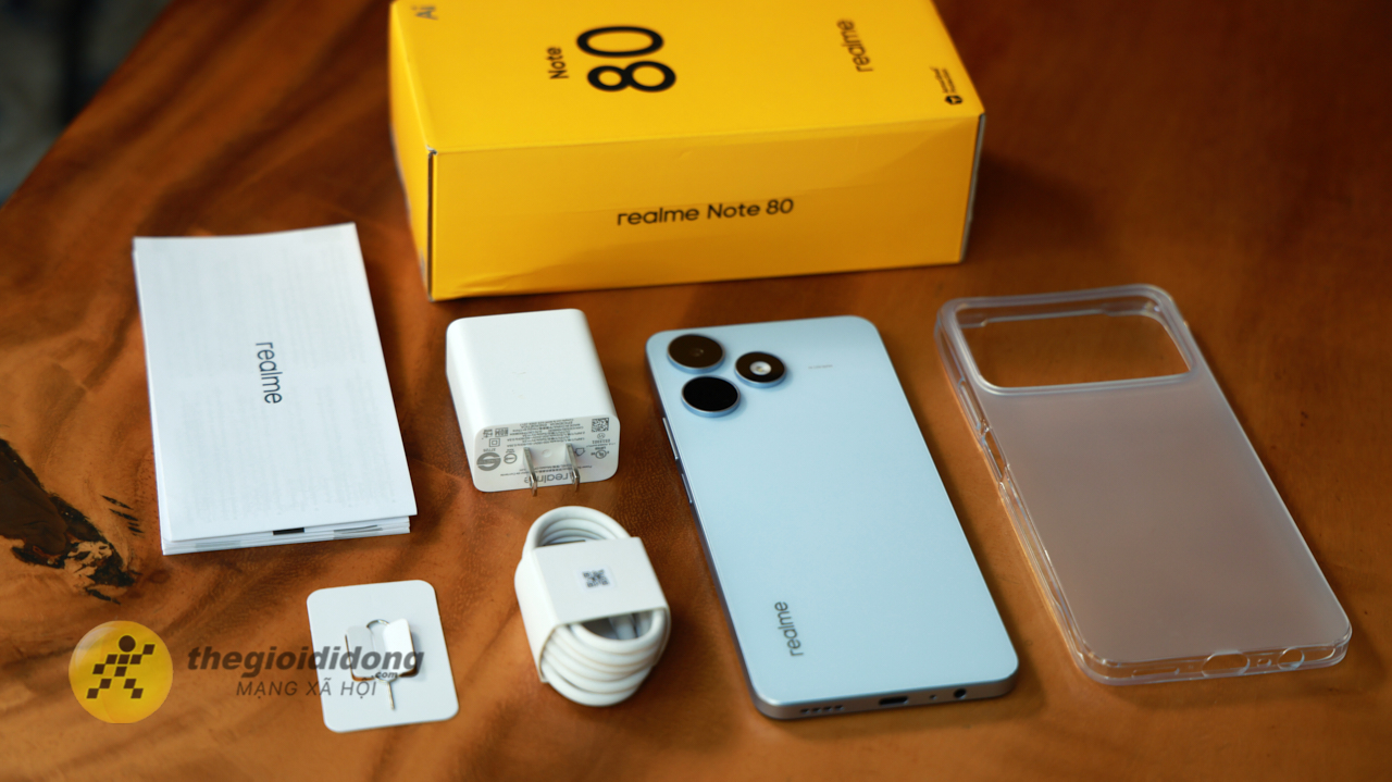 Trên tay realme Note 80